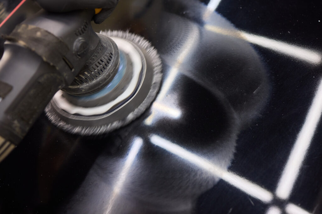 Polissage de l'inox.